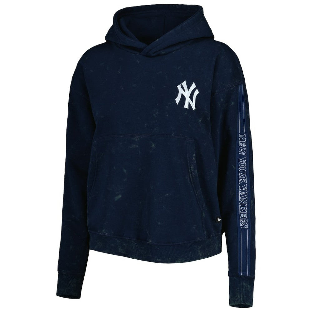 MLB New York Yankees The Wild Collective Women's Marble Pullover Hoodie