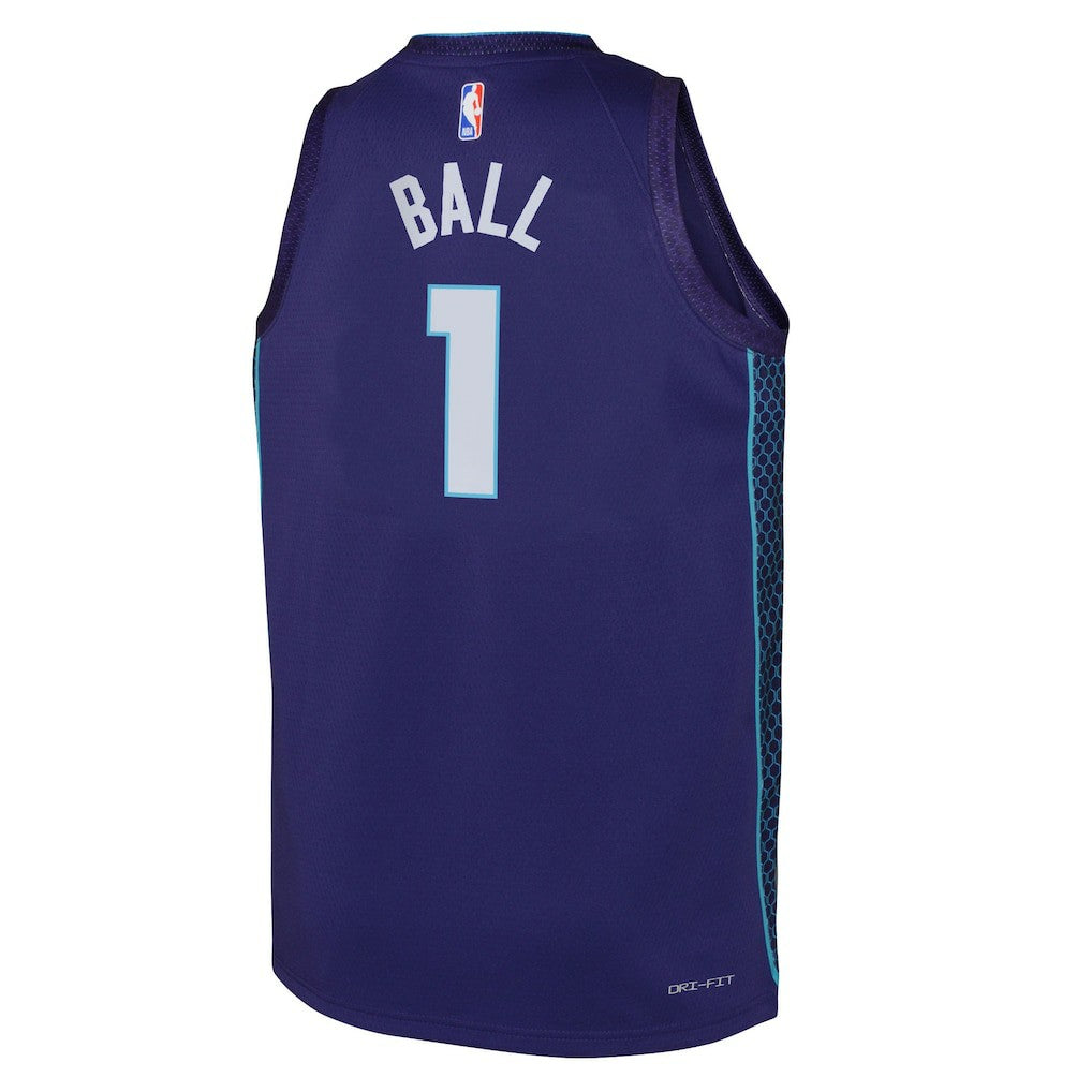 NBA LaMelo Ball Charlotte Hornets Jordan Brand Youth Swingman Jersey