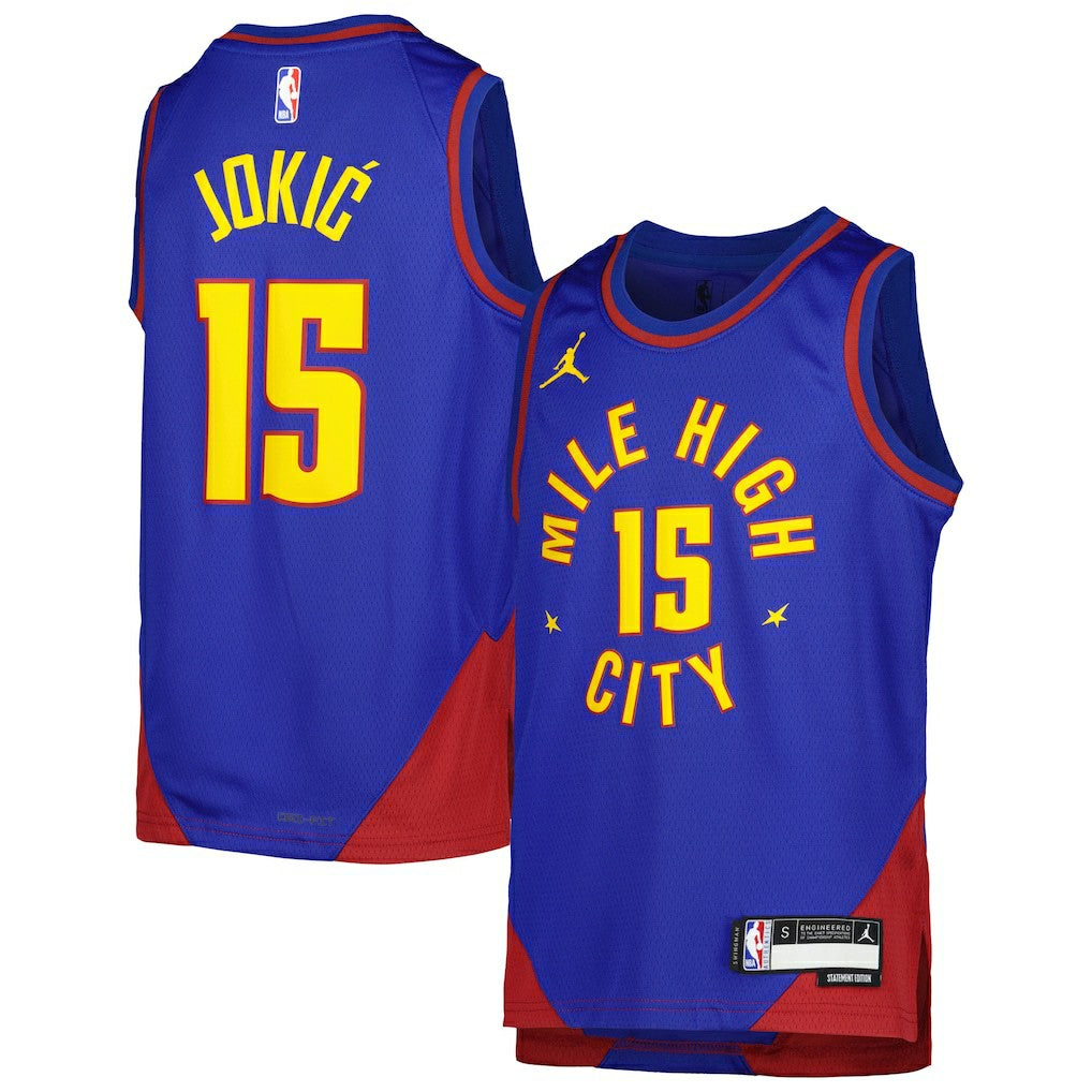 NBA Nikola Jokic Denver Nuggets Jordan Brand Youth Swingman Jersey sale