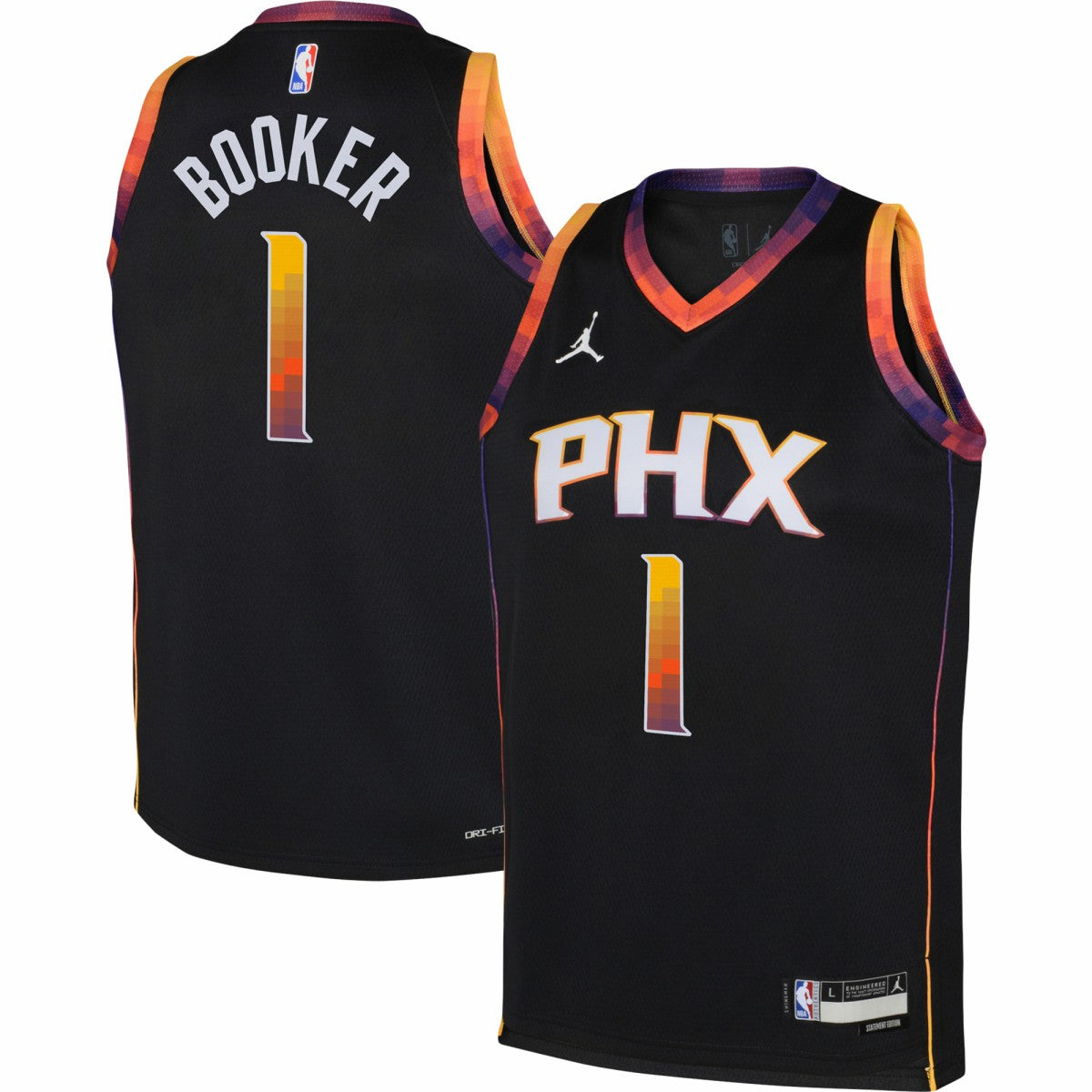 NBA Devin Booker Phoenix Suns Jordan Brand Youth Swingman Jersey