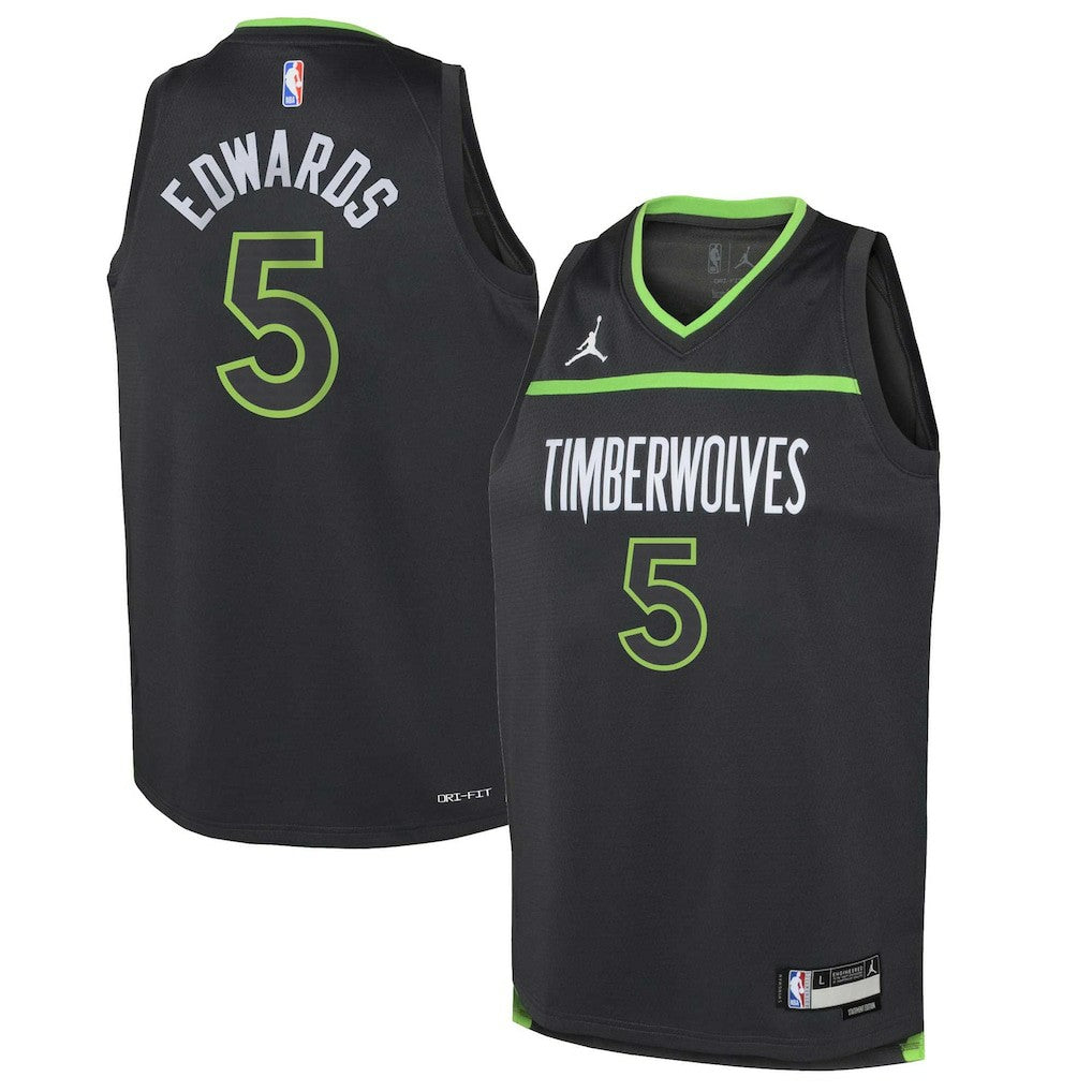 NBA Anthony Edwards Minnesota Timberwolves Jordan Brand Youth Swingman Jersey
