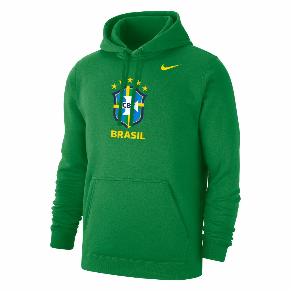 Brazil National Team Club Primary Pullover Hoodie - Nike Green