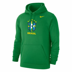 Brazil National Team Club Primary Pullover Hoodie - Nike Green