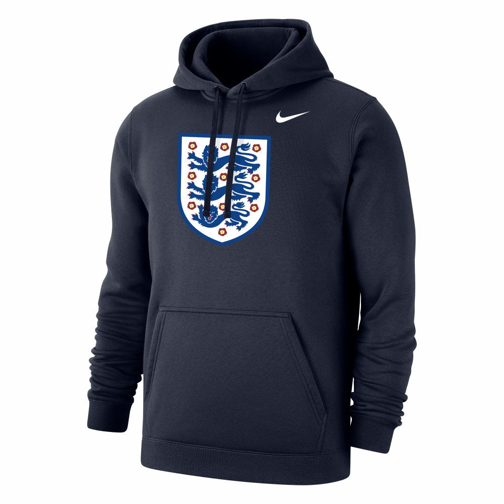 England National Team Club Primary Pullover Hoodie - Nike Navy