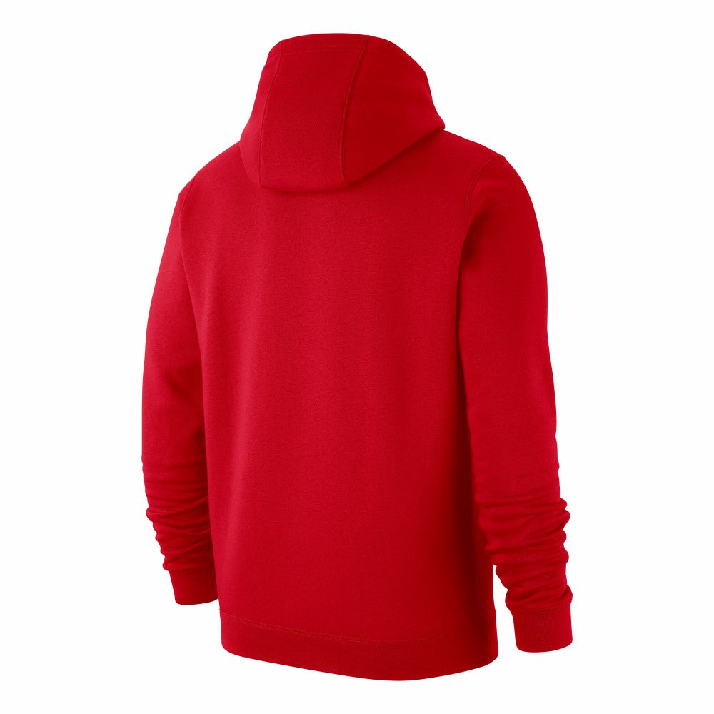 France National Team Club Primary Pullover Hoodie - Nike Red