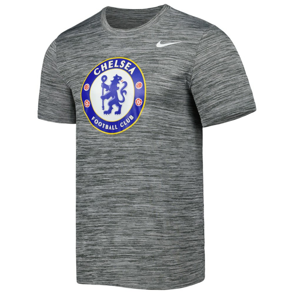 Chelsea Primary Logo Velocity Legend Performance T-Shirt - Nike Heather Gray