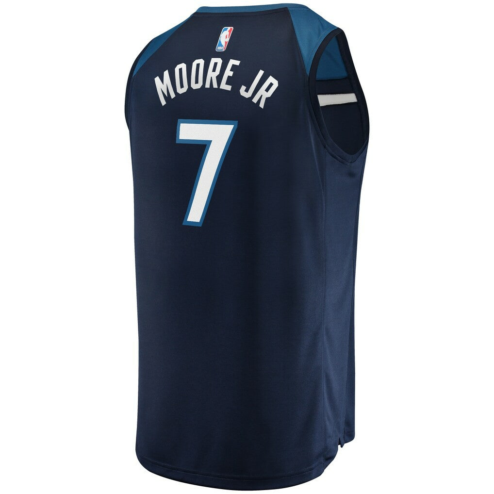 NBA Wendell Moore Jr. Minnesota Timberwolves 2022 NBA Draft First Round Pick Fast Break Replica Player Jersey Icon