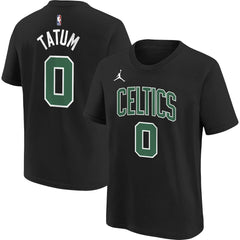 NBA Jayson Tatum Boston Celtics Jordan Brand Youth Statement Edition Name & Number Player T-Shirt
