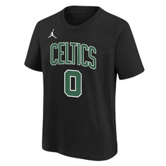 NBA Jayson Tatum Boston Celtics Jordan Brand Youth Statement Edition Name & Number Player T-Shirt