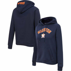 MLB Houston Astros Pro Standard Women's Classic Fleece Pullover Hoodie
