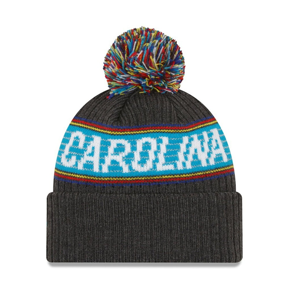 2022 Greg Olsen x Atrium Health Levine Children's Hospital Pom Knit Hat - Carolina Panthers