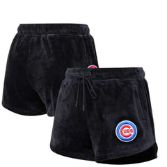 MLB Chicago Cubs Pro Standard Women's Classic Velour Lounge Shorts