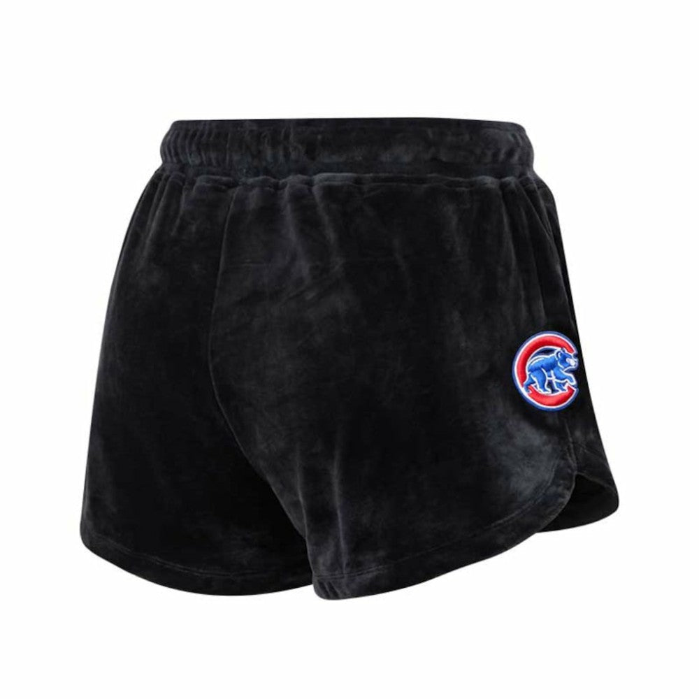 MLB Chicago Cubs Pro Standard Women's Classic Velour Lounge Shorts