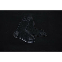 MLB Boston Red Sox Pro Standard Women's Triple Black Cropped Pullover Hoodie