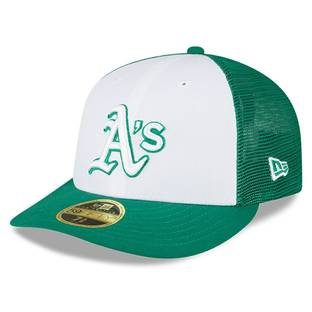 MLB Athletics New Era 2023 On-Field Batting Practice Low Profile 59FIFTY Fitted Hat
