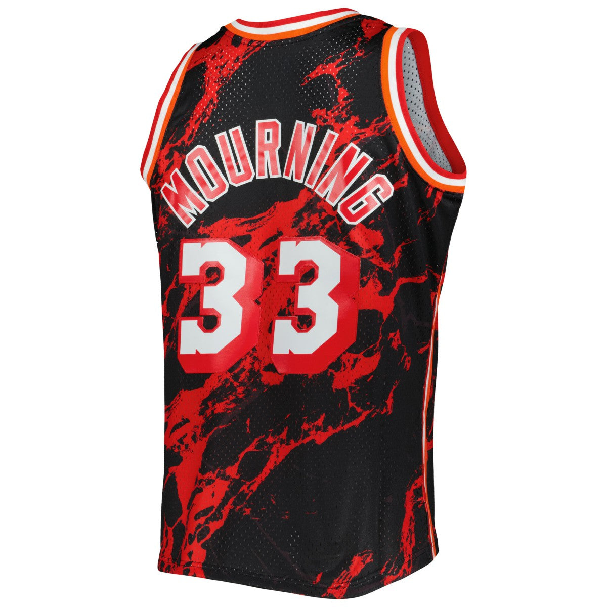 NBA Alonzo Mourning Miami Heat 1996/97 Hardwood Classics Marble Swingman Jersey