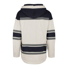 NHL Oatmeal Columbus Blue Jackets '47 Rockaway Lace-Up Pullover Hoodie