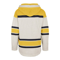 NHL Oatmeal Nashville Predators '47 Rockaway Lace-Up Pullover Hoodie