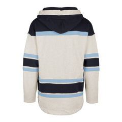 NHL Oatmeal Seattle Kraken '47 Rockaway Lace-Up Pullover Hoodie