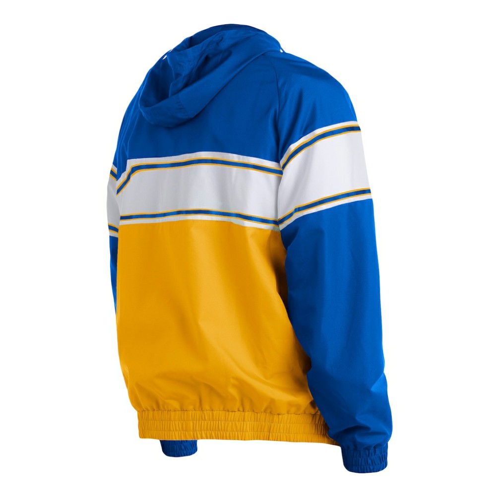 MLB Milwaukee Brewers New Era Ripstop Raglan Quarter-Zip Hoodie