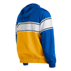 MLB Milwaukee Brewers New Era Ripstop Raglan Quarter-Zip Hoodie