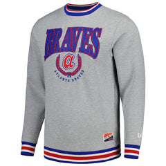 MLB Atlanta Braves New Era Throwback Classic Pullover Sweatshirt