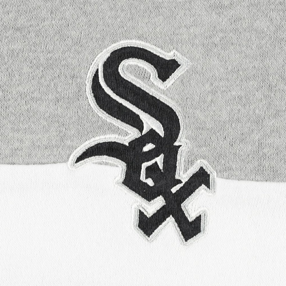 MLB Chicago White Sox New Era Women's Colorblock Full-Zip Hoodie Jacket