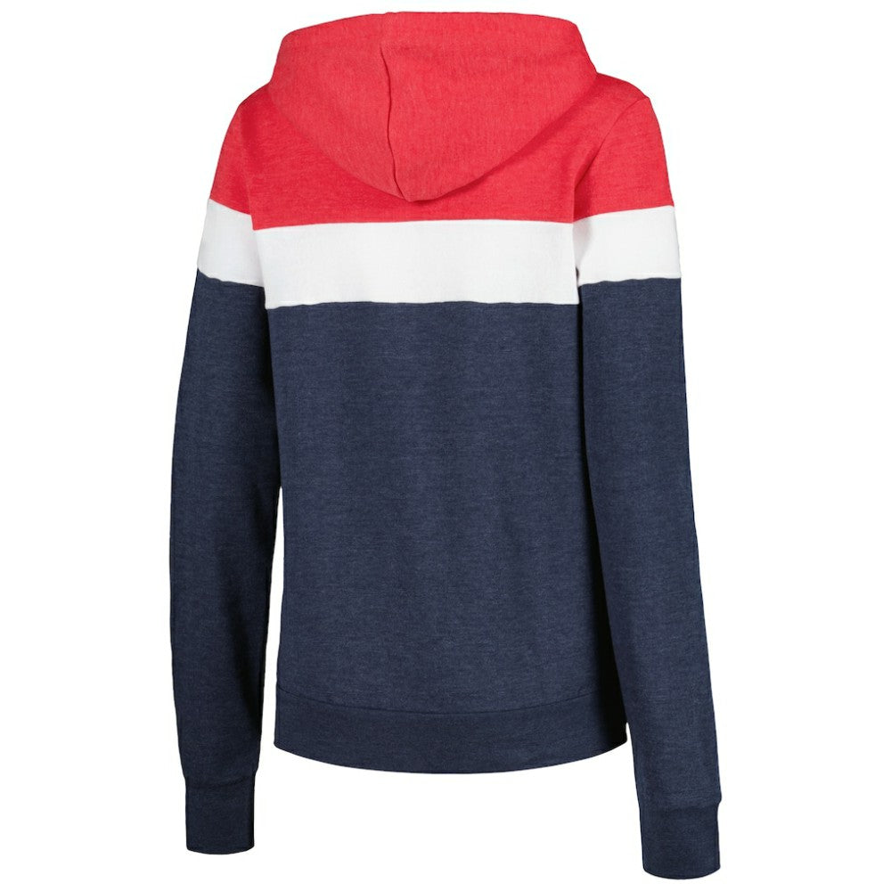 MLB Minnesota Twins New Era Women's Colorblock Full-Zip Hoodie Jacket