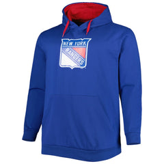 NHL Blue New York Rangers Big & Tall Fleece Pullover Hoodie