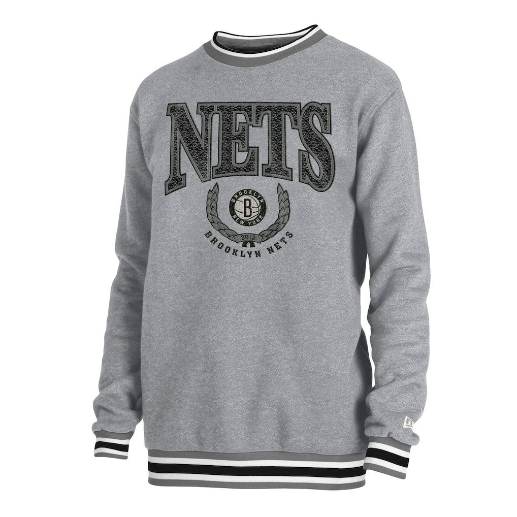 NBA Brooklyn Nets Unisex Vintage Throwback Crew Sweatshirt