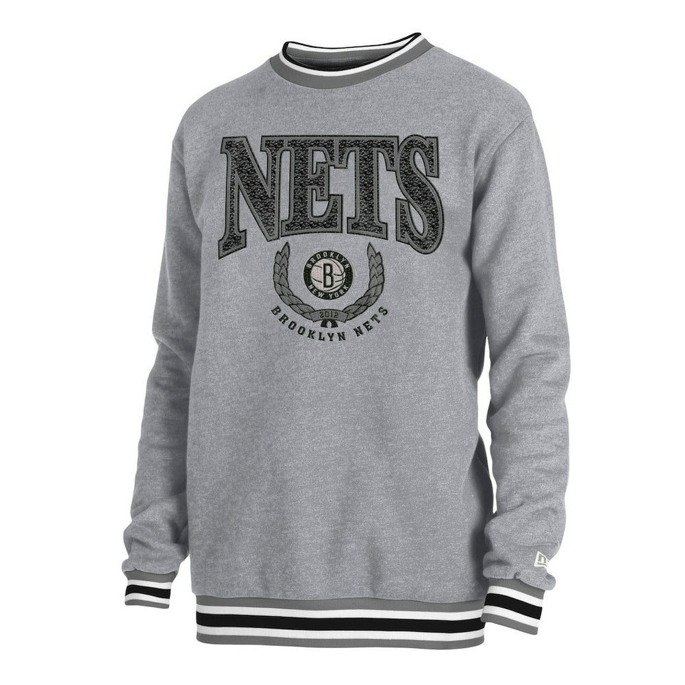 NBA Brooklyn Nets Unisex Vintage Throwback Crew Sweatshirt