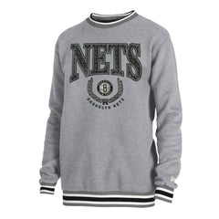 NBA Brooklyn Nets Unisex Vintage Throwback Crew Sweatshirt