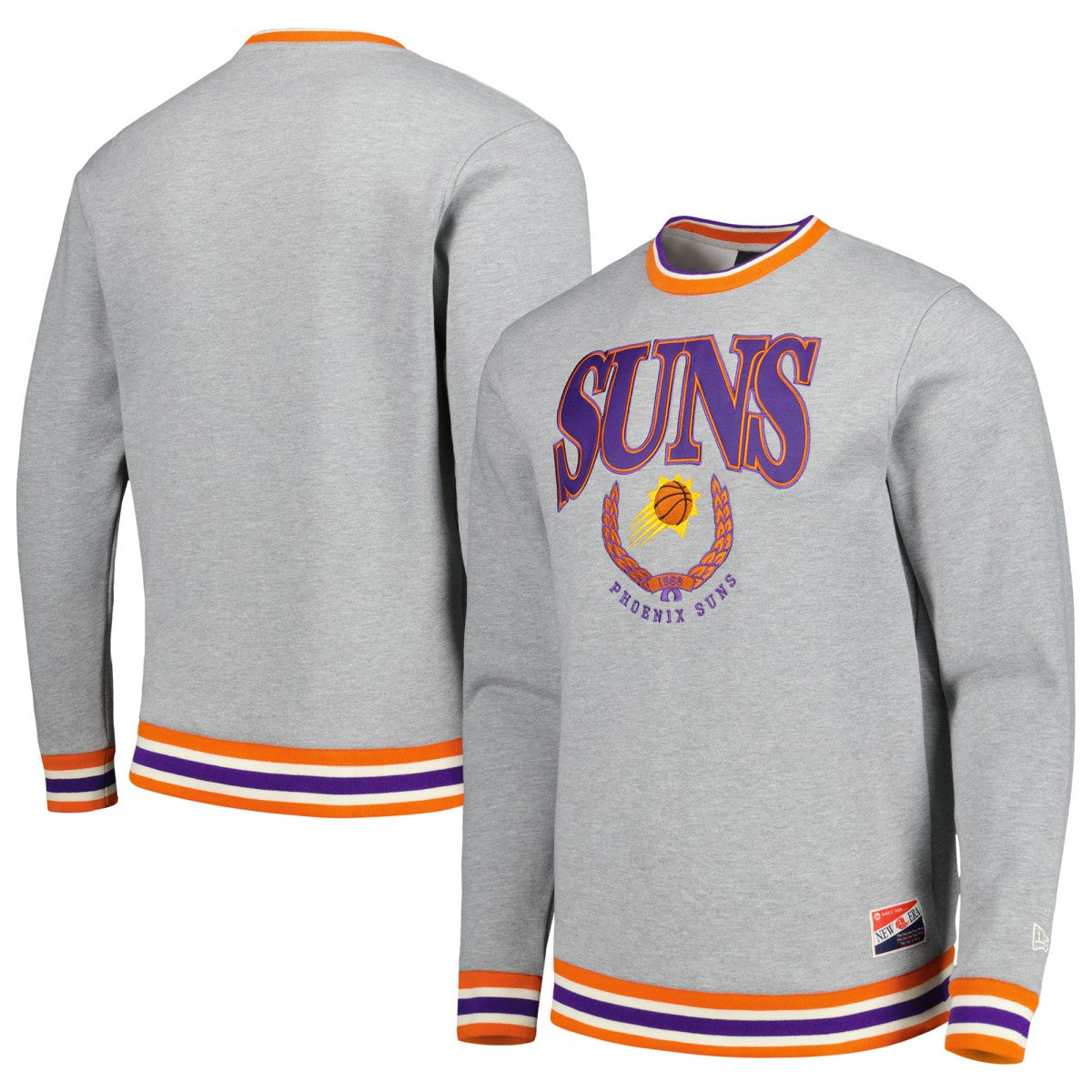 NBA Phoenix Suns Unisex Vintage Throwback Crew Sweatshirt