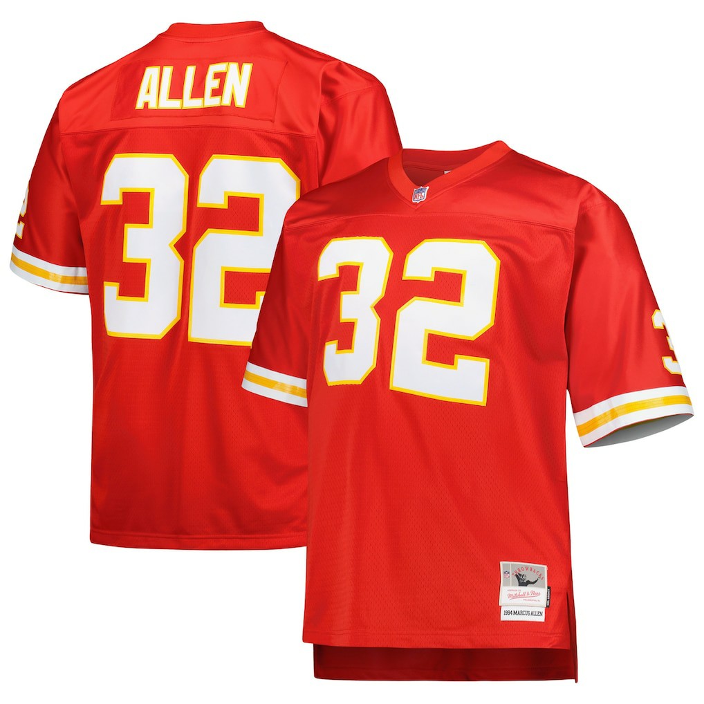 Marcus Allen  Big & Tall 1994 Retired Player Replica Jersey - Kansas City Chiefs