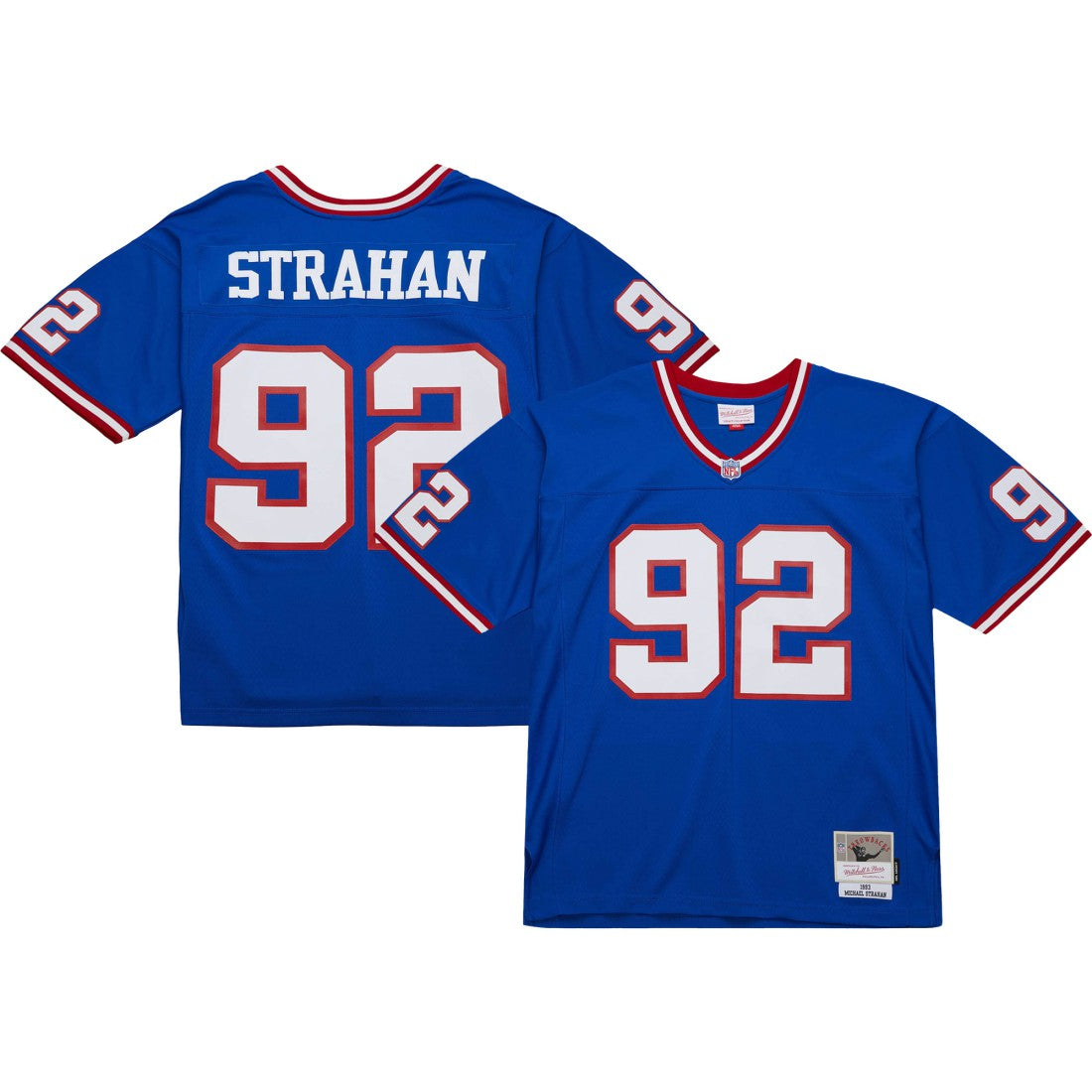 Michael Strahan  Big & Tall 1993 Retired Player Replica Jersey - New York Giants