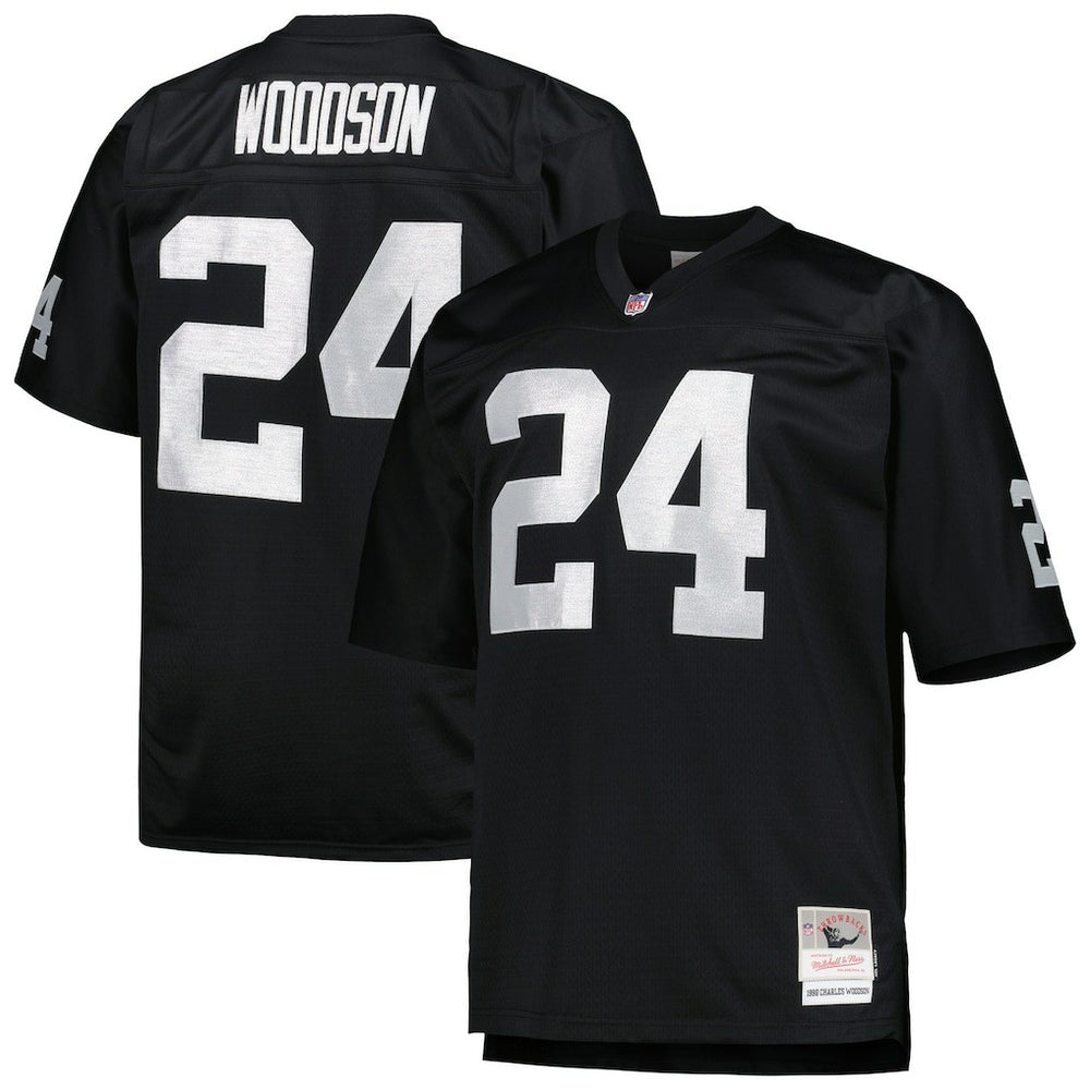 Charles Woodson  Big & Tall 1998 Retired Player Replica Jersey - Las Vegas Raiders