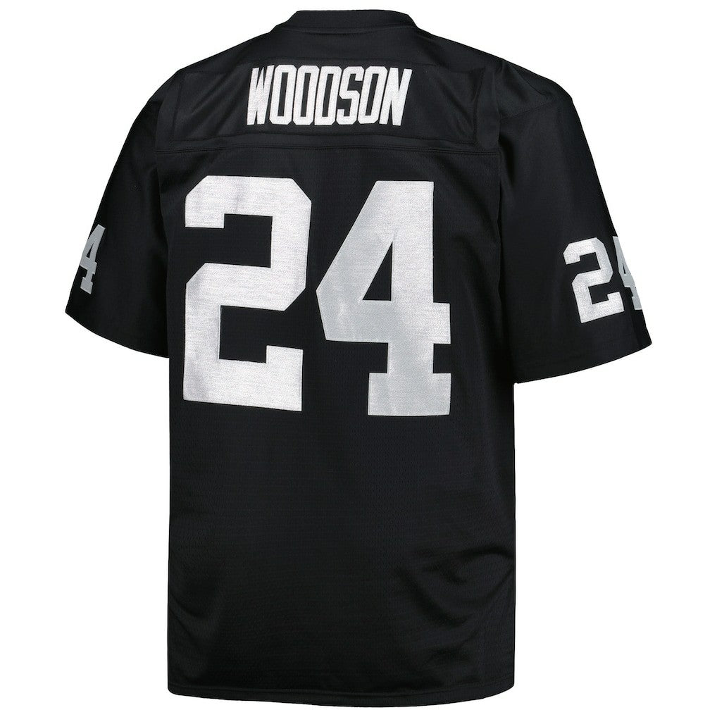 Charles Woodson  Big & Tall 1998 Retired Player Replica Jersey - Las Vegas Raiders