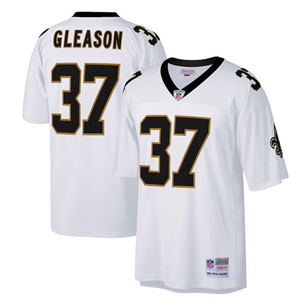 Steve Gleason  Big & Tall 2006 Retired Player Replica Jersey - New Orleans Saints