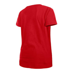 MLB Washington Nationals New Era Girls Youth Flip Sequin Team V-Neck T-Shirt