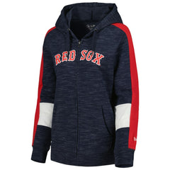 MLB Boston Red Sox New Era Women's Colorblock Full-Zip Hoodie