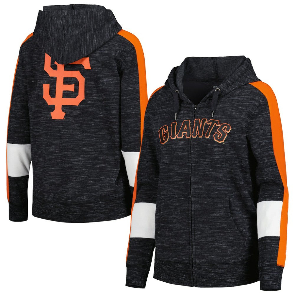 MLB San Francisco Giants New Era Women's Colorblock Full-Zip Hoodie