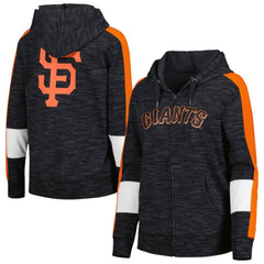 MLB San Francisco Giants New Era Women's Colorblock Full-Zip Hoodie