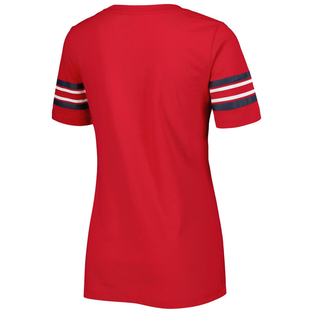 MLB St. Louis Cardinals New Era Women's Team Stripe T-Shirt