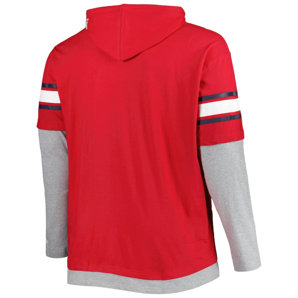 MLB St. Louis Cardinals New Era Big & Tall Twofer Pullover Hoodie