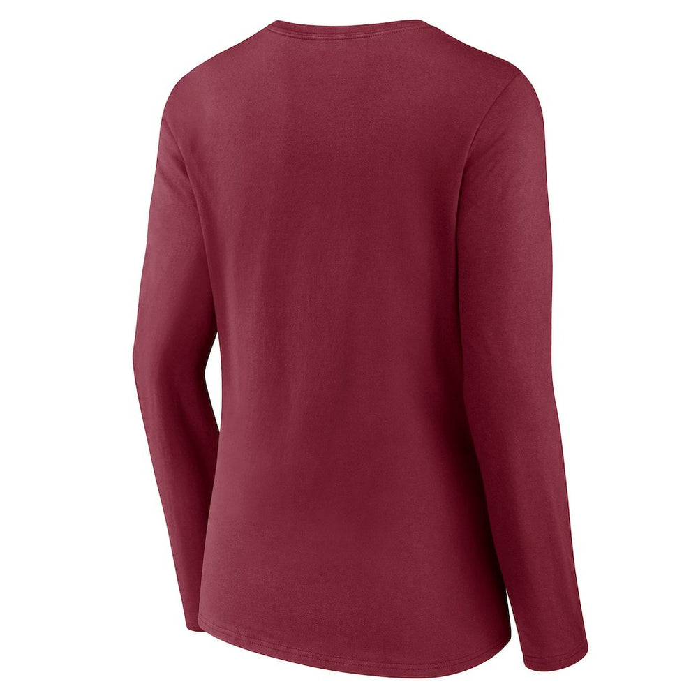 Women's Hometown Sweep Long Sleeve V-Neck T-Shirt - Washington Commanders