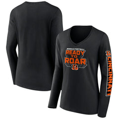 Women's Hometown Sweep Long Sleeve V-Neck T-Shirt - Cincinnati Bengals