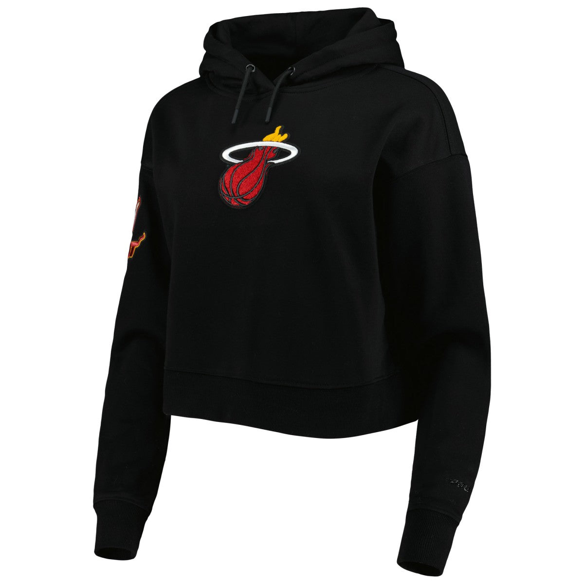 NBA Miami Heat Pro Standard Women's Classic Fleece Cropped Pullover Hoodie