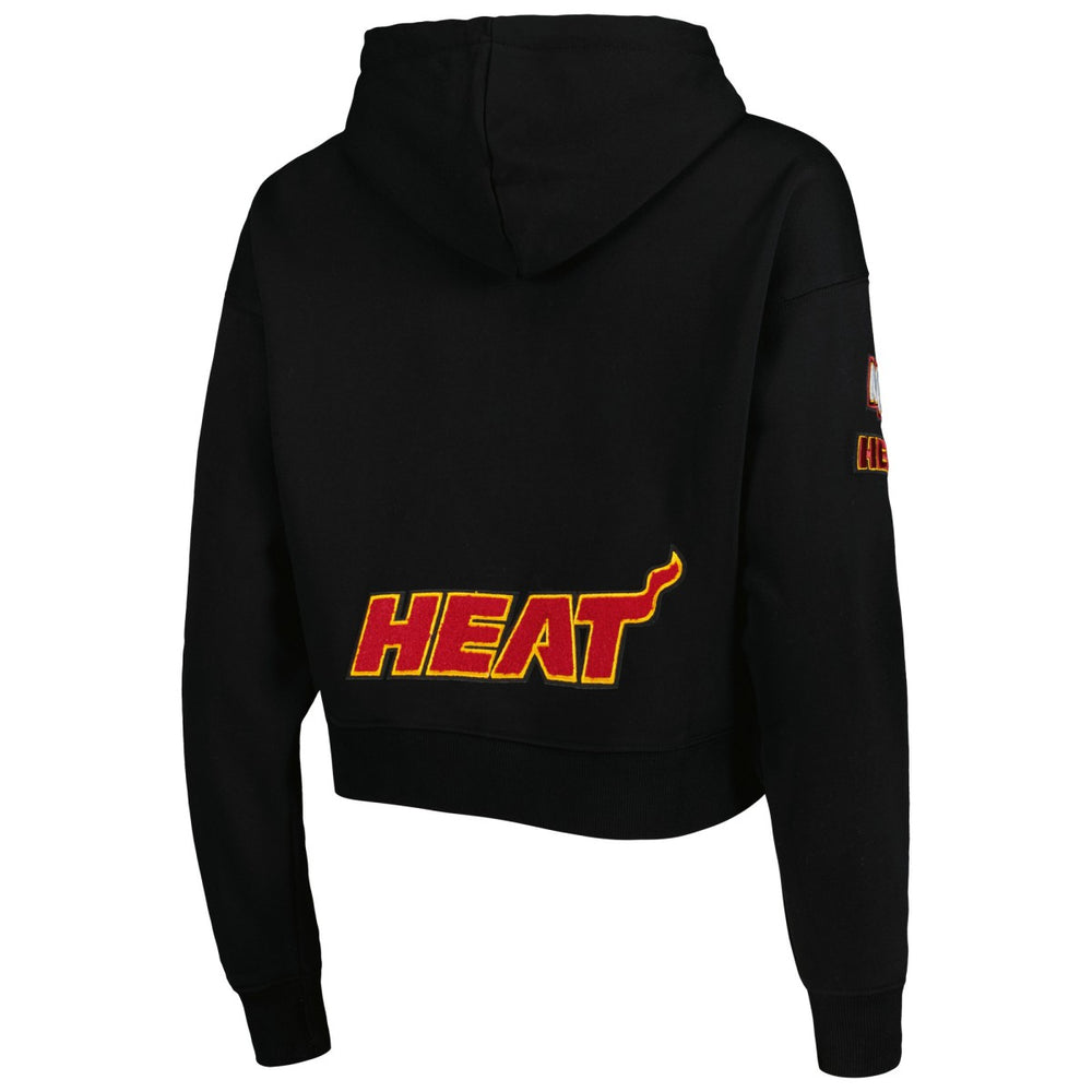 NBA Miami Heat Pro Standard Women's Classic Fleece Cropped Pullover Hoodie