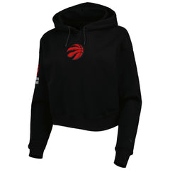 NBA Toronto Raptors Pro Standard Women's Classic Fleece Cropped Pullover Hoodie