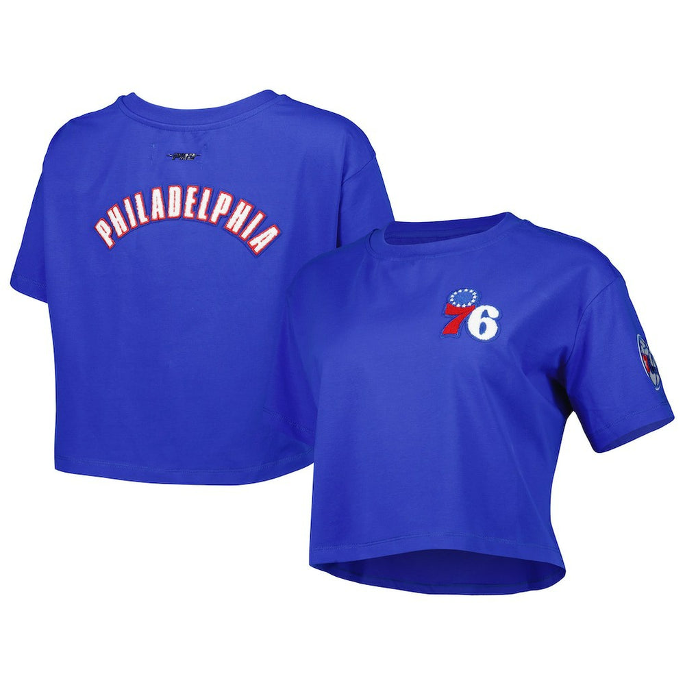 NBA Philadelphia 76ers Pro Standard Women's Classics Boxy T-Shirt